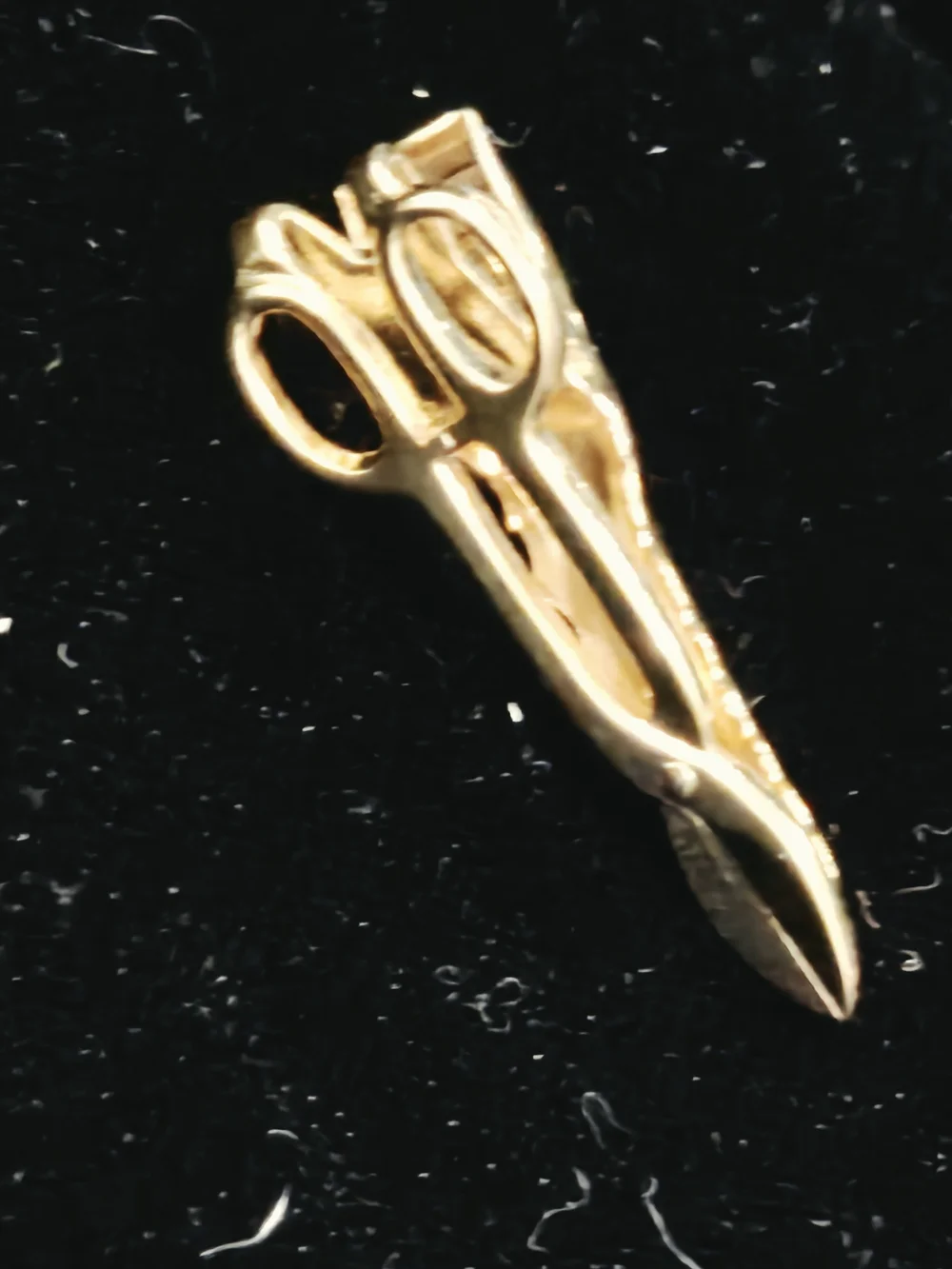 Vintage Gold Scissors Tie Clip - Classic Men’s Accessory